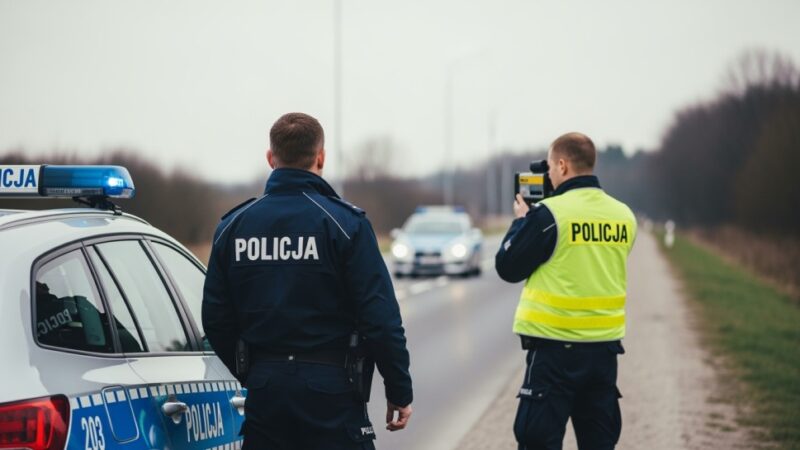 72 wykroczenia w jeden dzień: Policja ujawnia szokujące wyniki akcji „Prędkość” w Kołobrzegu