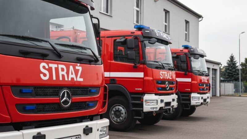 Policjanci w nocy uratowali pustostan przed pożarem