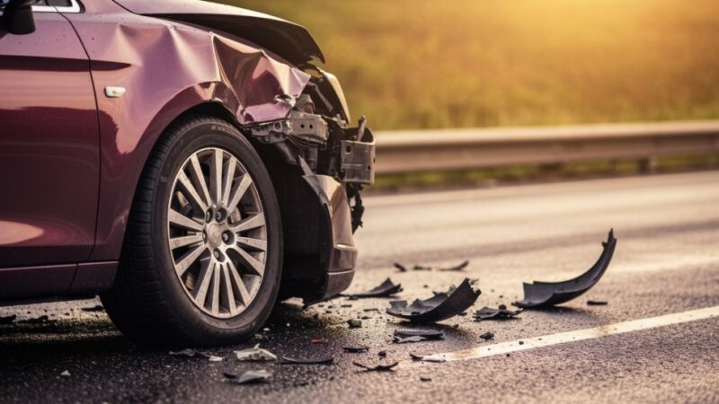 Nocna akcja strażaków w Ołużnej: dwa wypadki, kierowcy cali i zdrowi