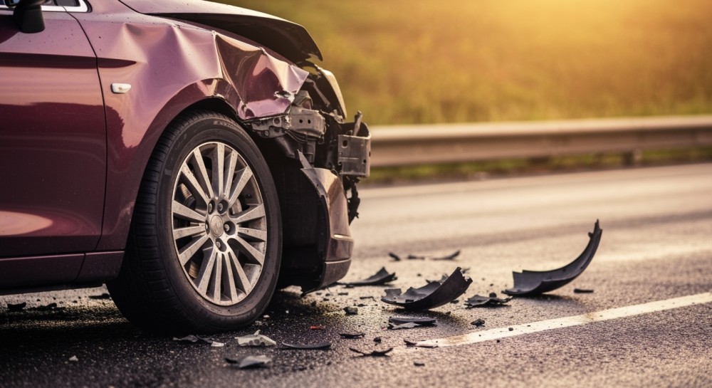 Nocna akcja strażaków w Ołużnej: dwa wypadki, kierowcy cali i zdrowi