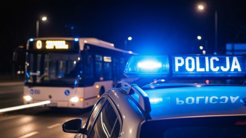 Agresywny mężczyzna znieważył policjantów w szkole