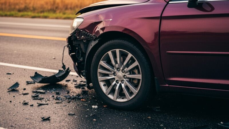 Kolizja w Kołobrzegu: zderzenie spowodowane brakiem bezpiecznej odległości