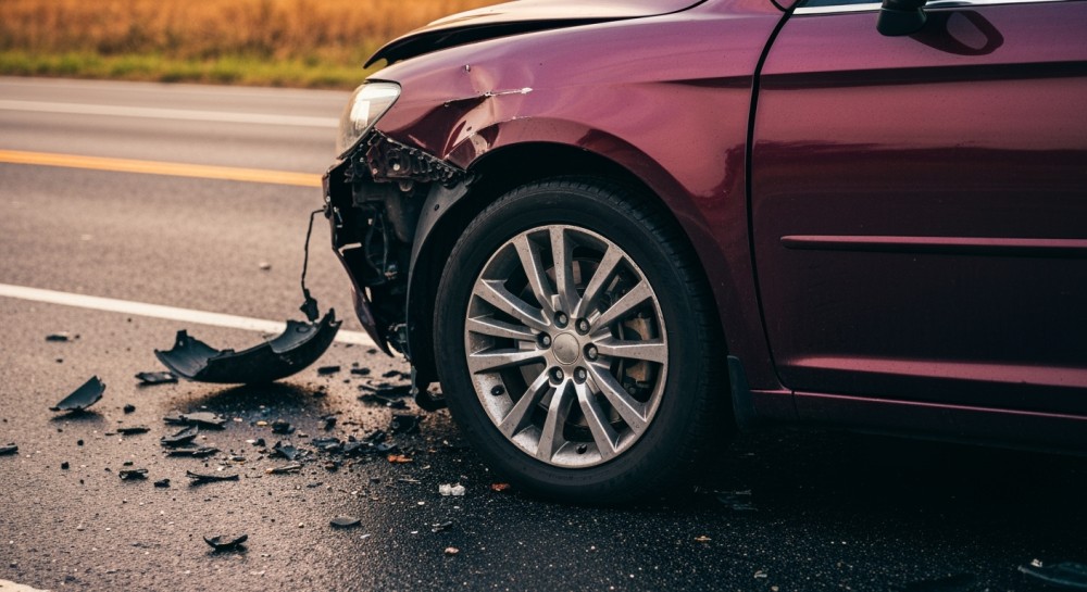 Kolizja w Kołobrzegu: zderzenie spowodowane brakiem bezpiecznej odległości