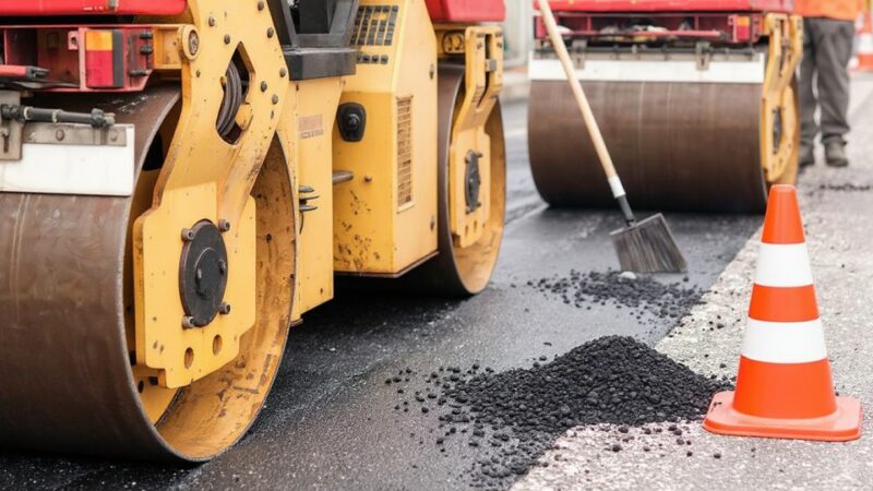 Postępy w budowie drogi pieszo-rowerowej w Kołobrzegu