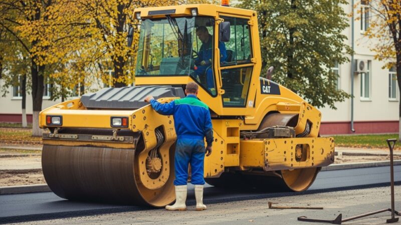 Intensywne remonty dróg powiatowych w Kołobrzegu.