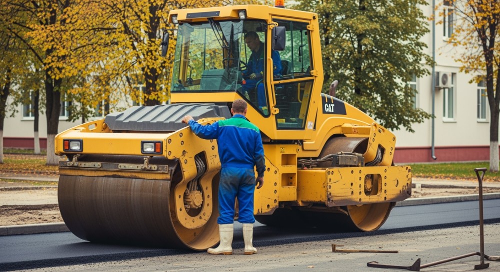 Intensywne remonty dróg powiatowych w Kołobrzegu.