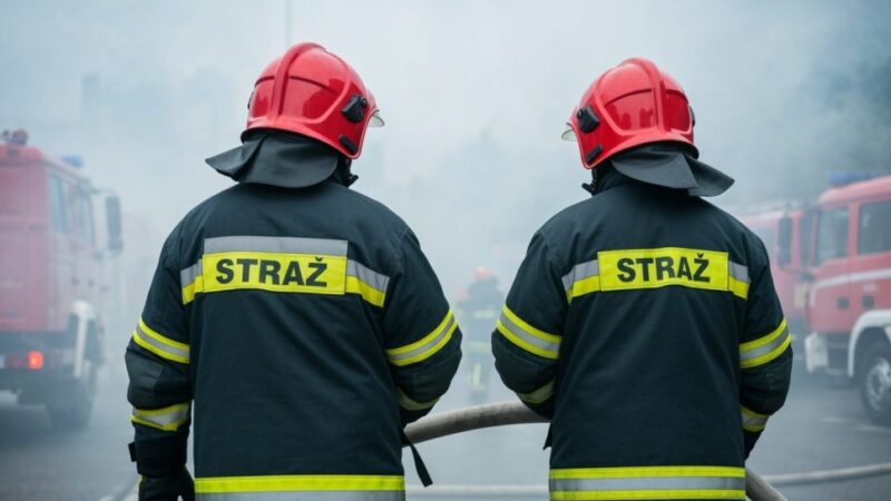 Pożar lasu między Dźwirzynem a Grzybowem opanowany przez strażaków