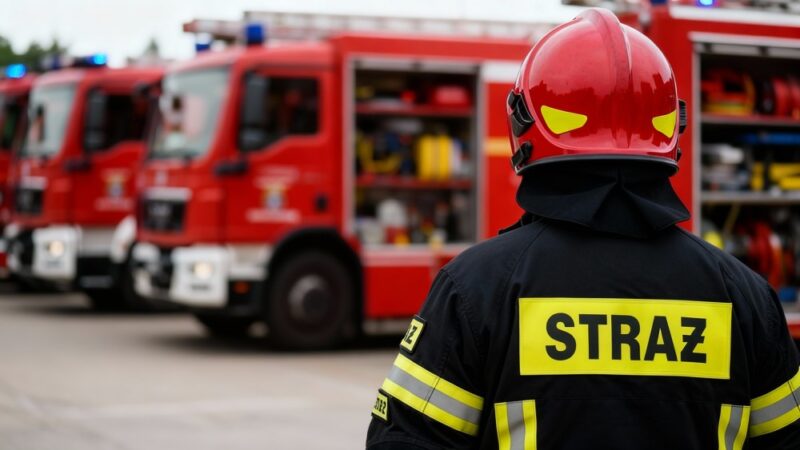 Substancja ropopochodna na DW 162: interwencja OSP w Gościnie