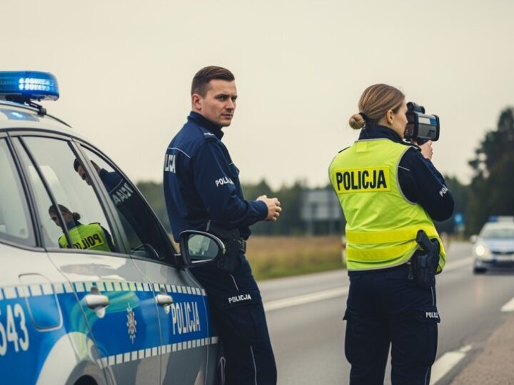 Młody kierowca w poślizgu z promilami – groźne zdarzenie na drodze