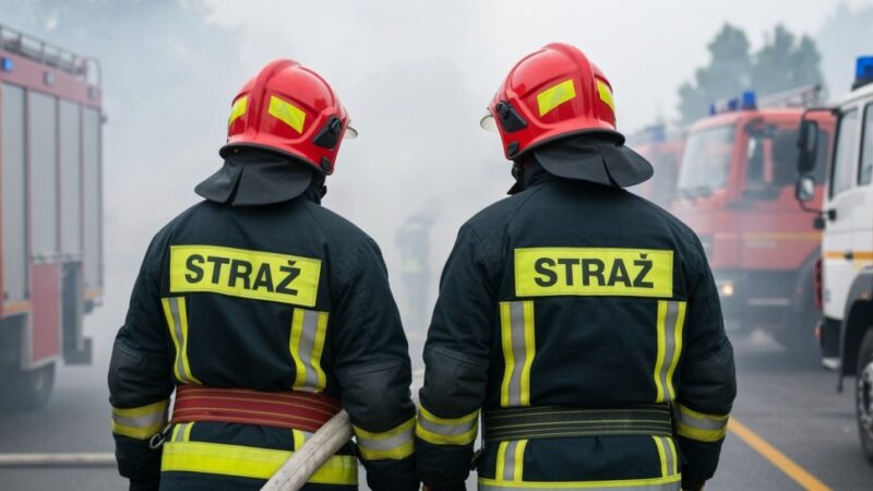 Pożar w Jarogniewie: 8-latek z ciężkimi oparzeniami po zabawie z karnistrami