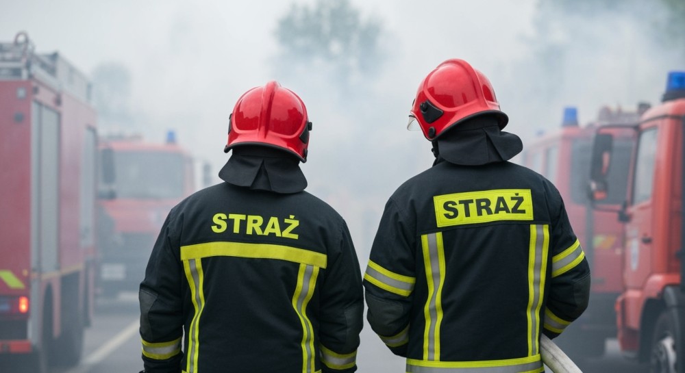 Strażacy w Polmleku: realistyczne ćwiczenia ratunkowe w obliczu pożaru