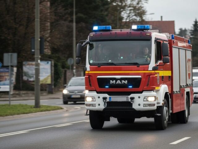Dożynki przerwane przez pożar: strażacy z Gościna w akcji ratunkowej