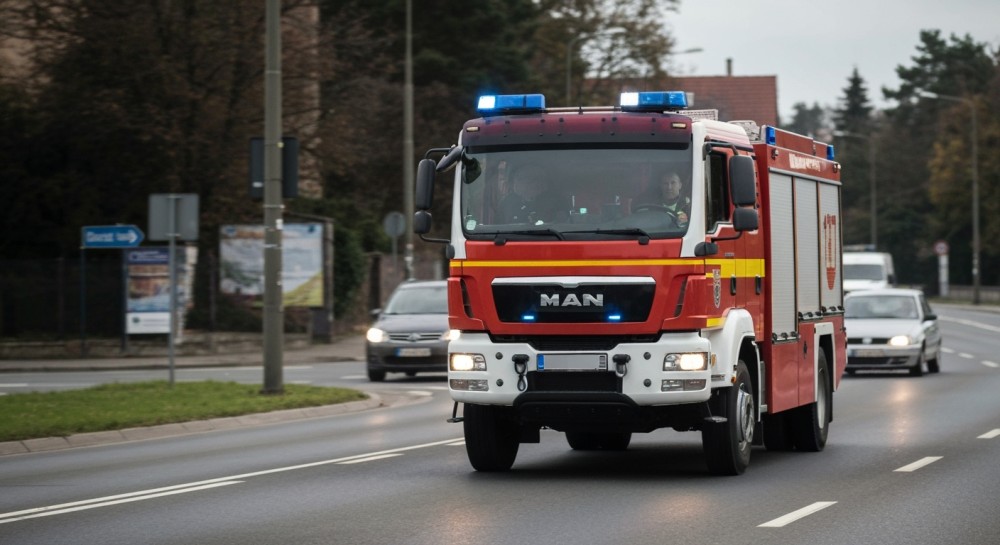 Dożynki przerwane przez pożar: strażacy z Gościna w akcji ratunkowej